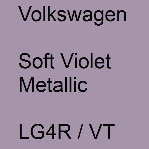 Volkswagen, Soft Violet Metallic, LG4R / VT.